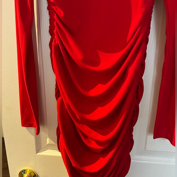 ZARA Red Dress, size small - Picture 7 of 9